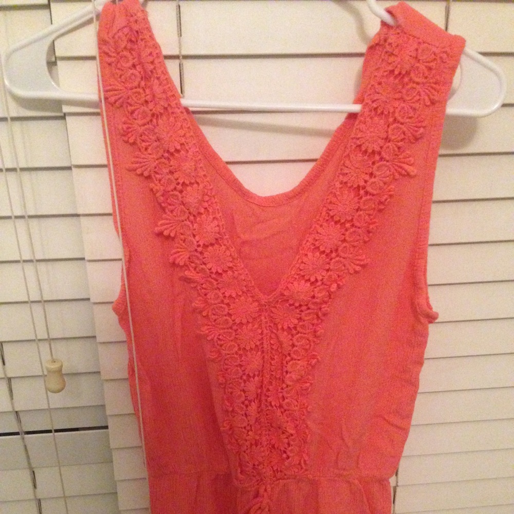 Beach cover up (peach color)